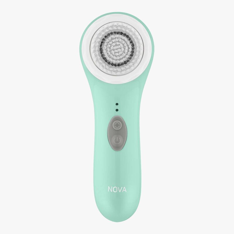 NOVA Sonic Cleansing Brush with 7X Better Cleansing, Waterproof and Rechargeable, Patented Antimicrobial Protection