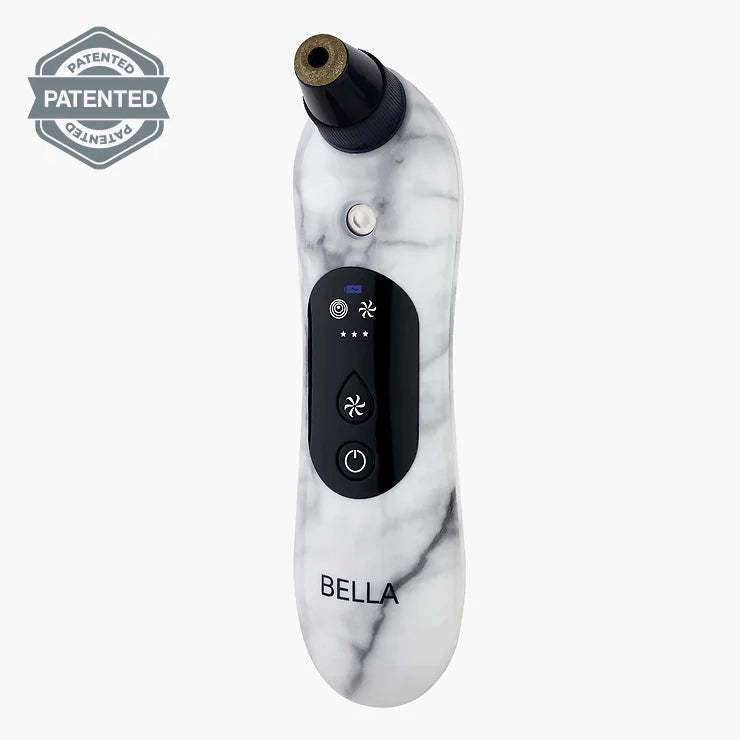BELLA Diamond Microdermabrasion Device with Diamond Head and Suction Extraction Tips for Wet/Dry MicroMist Skin Treatment