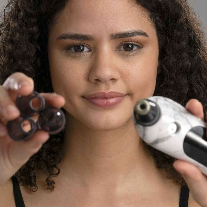 BELLA Diamond Microdermabrasion Device with Diamond Head and Suction Extraction Tips for Wet/Dry MicroMist Skin Treatment