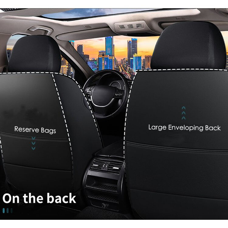 Xiangta Four Seasons Breathable Waterproof Leather Car Seat Cover Universal Fit for Most Vehicles