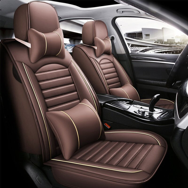 Xiangta 3D Leather Car Seat Cover with Breathable Fabric and Universal Fit for Most Vehicles