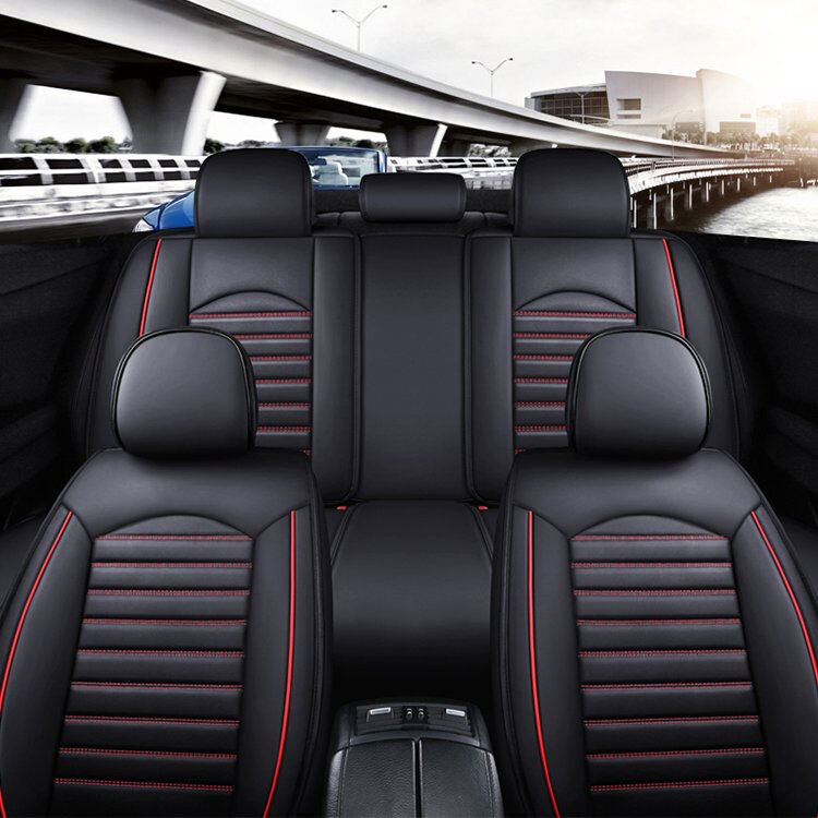 Xiangta 3D Leather Car Seat Cover with Breathable Fabric and Universal Fit for Most Vehicles