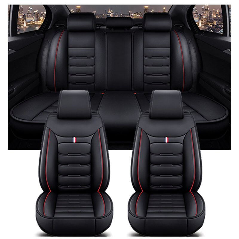 Xiangta Classic Black Breathable Waterproof Car Seat Cover with Universal Fit for SUV Sedan