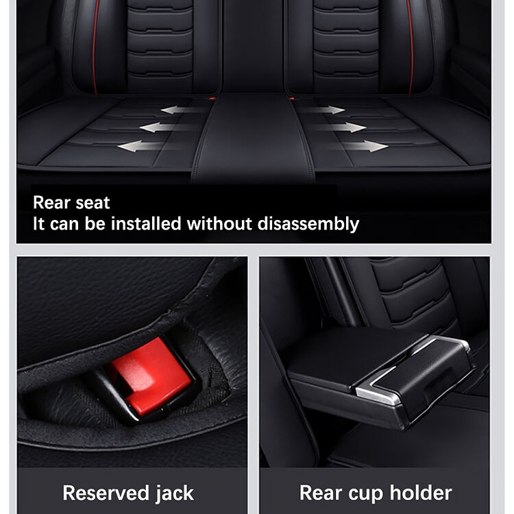 Xiangta Classic Black Breathable Waterproof Car Seat Cover with Universal Fit for SUV Sedan