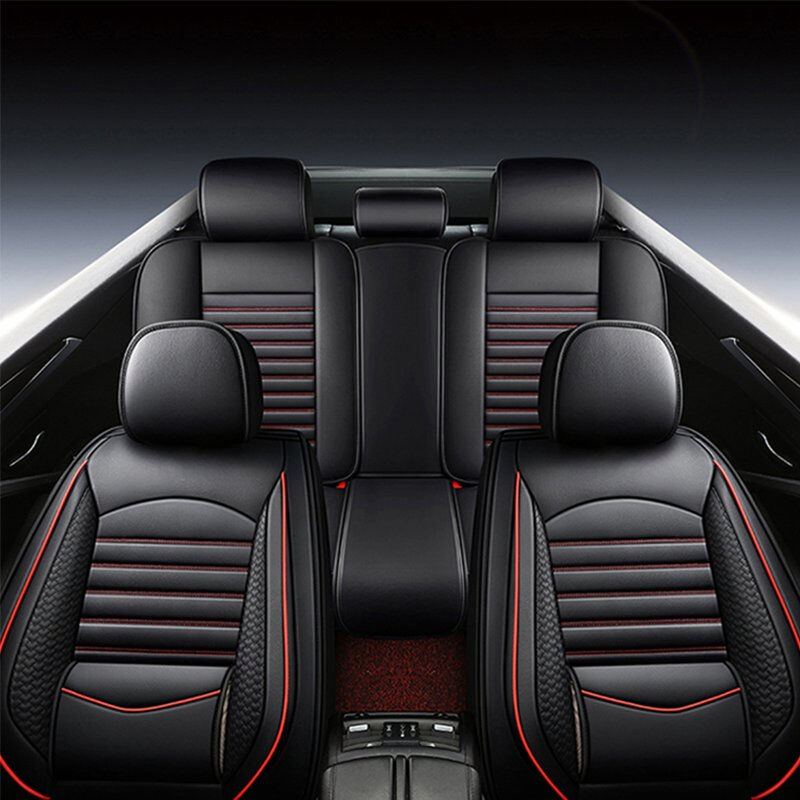 Xiangta Universal PVC 3D Leather Car Seat Covers - Breathable, Waterproof, and Easy-Clean for All Vehicles