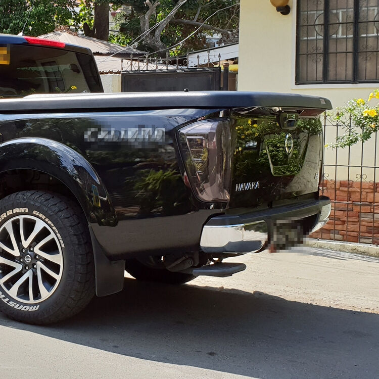 Smoked Black Waterproof LED Tail Lights with Easy Installation for Nissan Navara NP300 2015-2019
