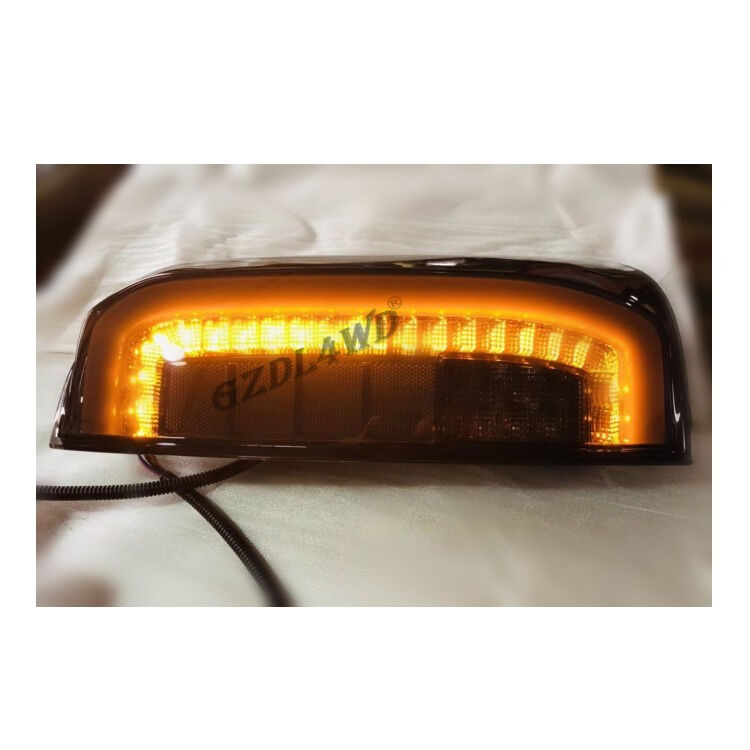 Smoked Black Waterproof LED Tail Lights with Easy Installation for Nissan Navara NP300 2015-2019