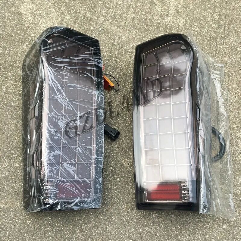 Smoked Black Waterproof LED Tail Lights with Easy Installation for 2012-2019 Isuzu D-Max Rear Lamp