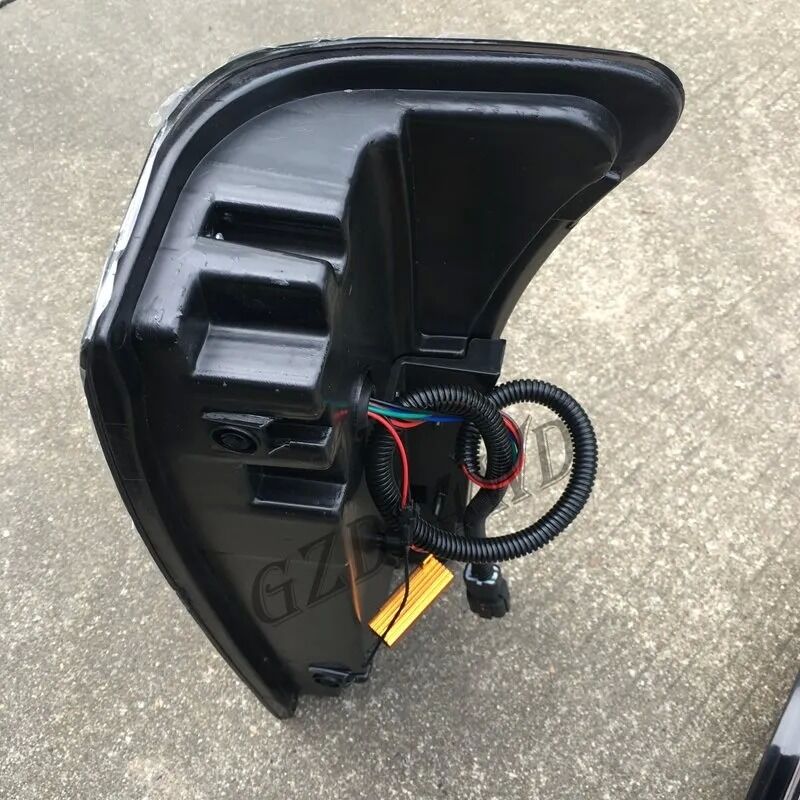 Smoked Black Waterproof LED Tail Lights with Easy Installation for 2012-2019 Isuzu D-Max Rear Lamp