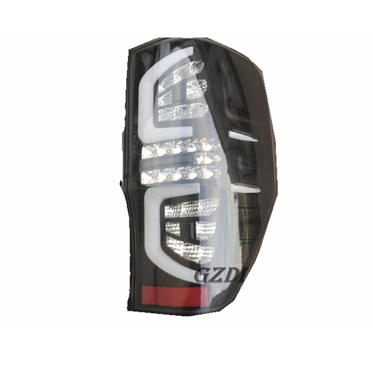 Waterproof Red and Yellow LED Tail Light with Alert Function for Ford Ranger 2012-2016