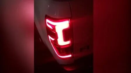 Waterproof Smoked Black LED Tail Lights for Ford Ranger 2012-2020 with Easy Installation