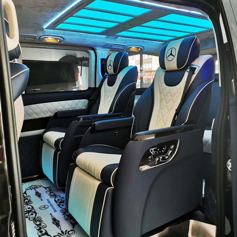 Customizable Leather OEM/ODM Acceptable Multifunctional Rear Car Seat for Luxury MPV RV Van Interior Upgrades