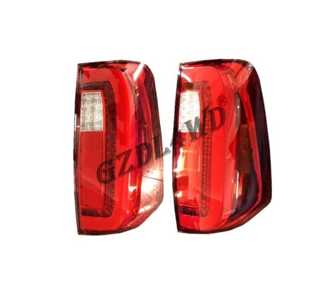Waterproof Smoked Black LED Tail Lights for Navara NP300 with Easy Installation
