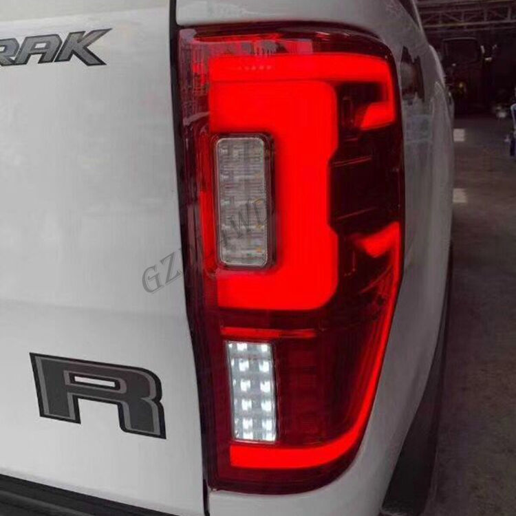 Waterproof Smoked Black LED Tail Lights for Ford Ranger 2012-2020 with Easy Installation