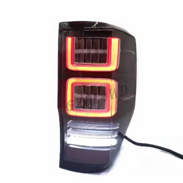 Waterproof Smoked Black LED Rear Tail Lights for Ford Ranger with Easy Installation
