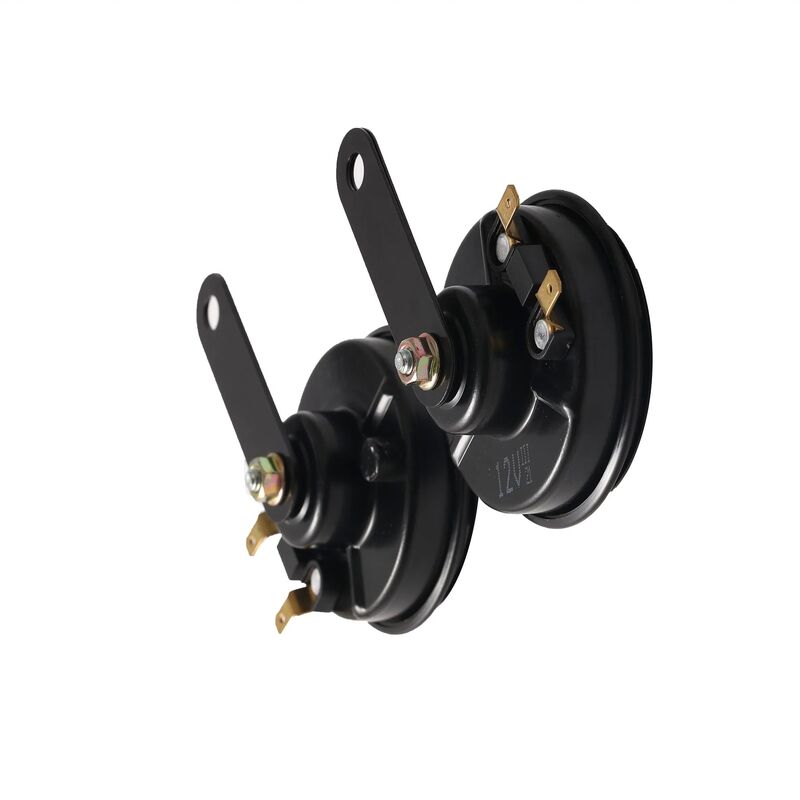 120dB High Pitch Electromagnetic Double Snail Air Horn for Universal Cars and Trucks