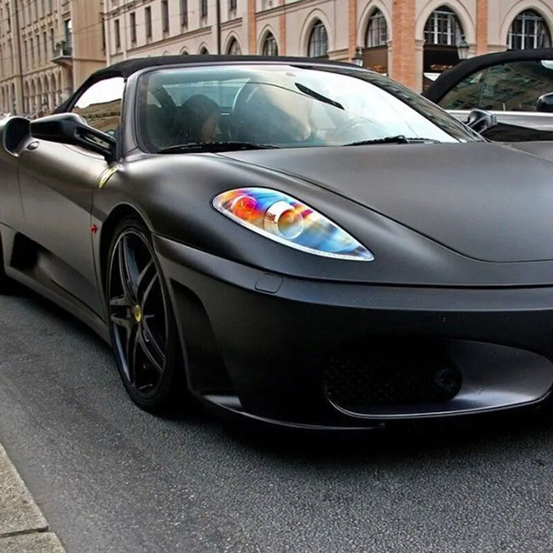 Dmis Satin Metal Black Car Wrap Vinyl with 5 Years Warranty 8 Mil Thickness and Low Initial Adhesive