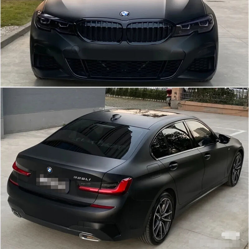 Dmis Satin Metal Black Car Wrap Vinyl with 5 Years Warranty 8 Mil Thickness and Low Initial Adhesive