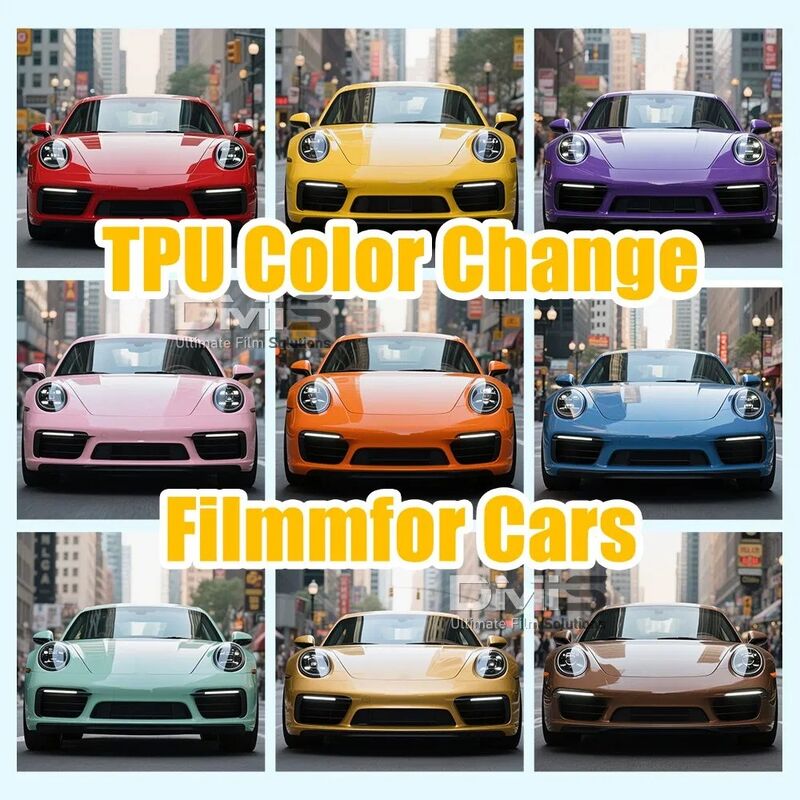 TPU Car Wrap Vinyl Roll with Anti Scratch UV Proof and 7.5mil Thickness for Paint Protection