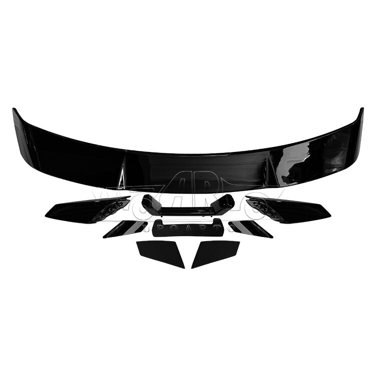 Customized ABS GT Wing Rear Spoiler with 3M Tape Installation for Ford Mustang GT500 2015-2021