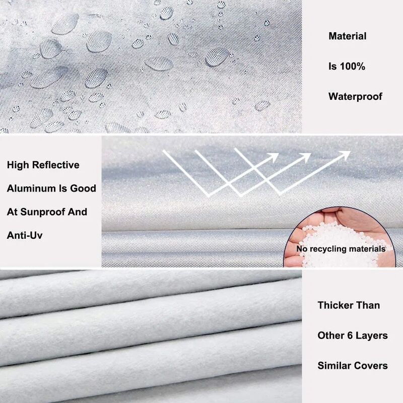 UV-proof Waterproof Windproof Car Cover for All Weather Protection and Vehicle Safety