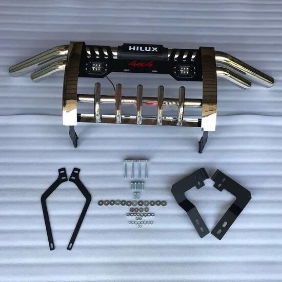 Stainless Steel Heavy Duty Grille Guard Bumper Guard for 4X4 Pickup Trucks with Easy Installation