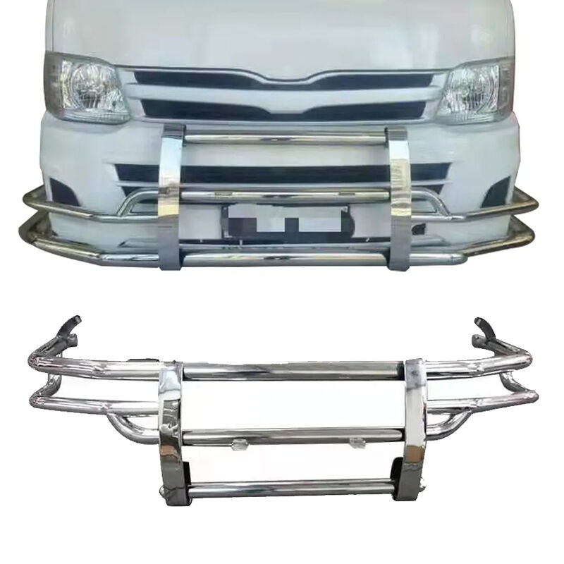Steel Construction Bull Bar Front Bumper Guard with Corrosion Resistant Finish and OEM/ODM Customization for Hiace 2005-2024