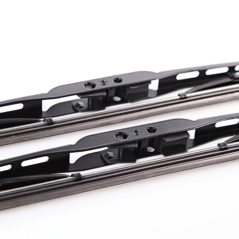 Universal Fit Wiper Blades with Natural Rubber and Stainless Steel Frame for All Car Windshield Wiper