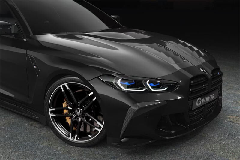 Prowe Style Forged Carbon Fiber Hood with Front Vents for BMW M3 M4 G80 G82 2021-2023