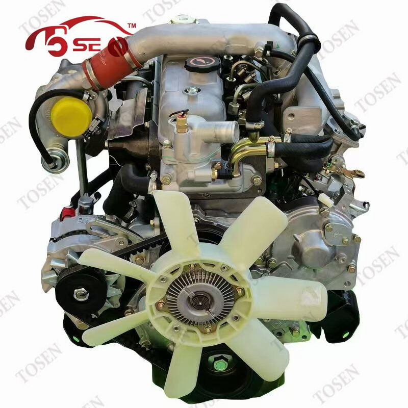 4JB1T Turbo Diesel Engine with Manual 5 Speed Gearbox - Complete Engine Assembly for Pickup
