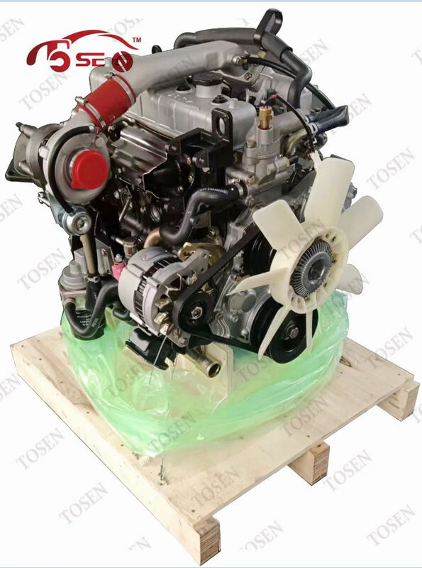 4JB1T Turbo Diesel Engine with Manual 5 Speed Gearbox - Complete Engine Assembly for Pickup