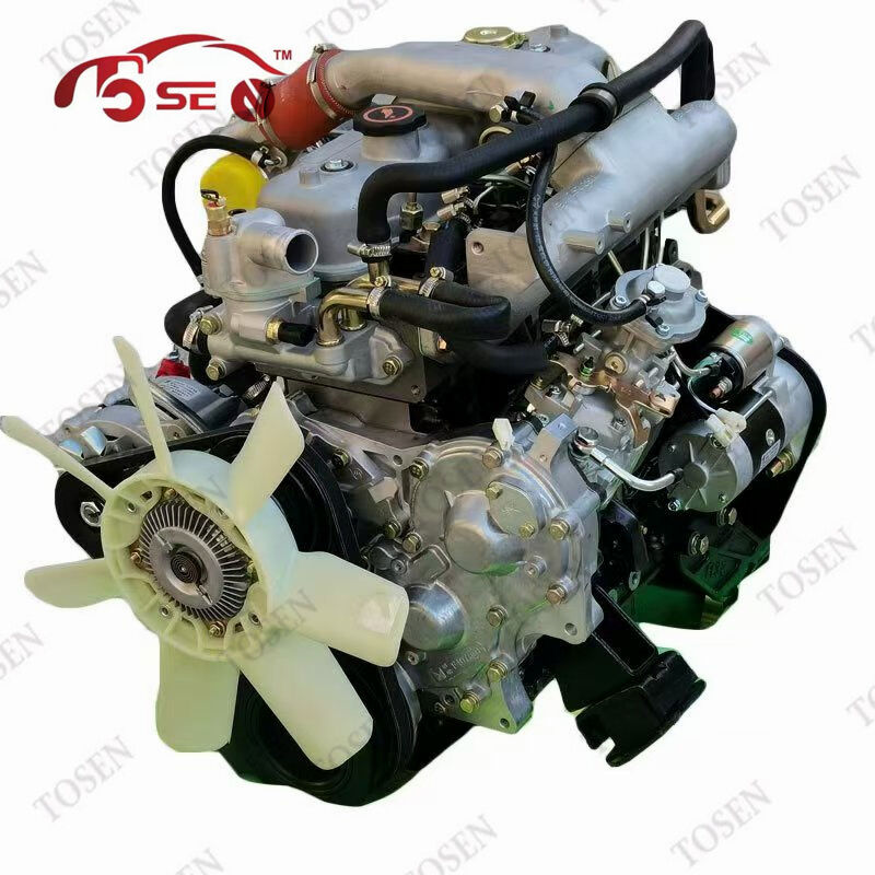 4JB1T Turbo Diesel Engine with Manual 5 Speed Gearbox - Complete Engine Assembly for Pickup