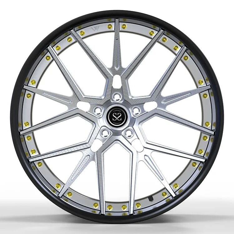 Custom Gloss Black 21 Inch 2-Piece Alloy Rims for BMW X6 - Forged Wheels