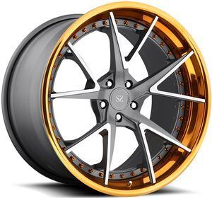 Custom Size Forged Wheels with A6061 Material and VIA/JWL Standard for Luxury Cars