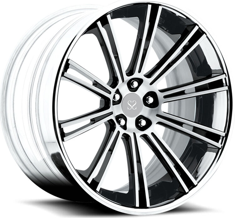 Custom Finishing 2 Piece Forged Wheels Alloy Car Wheel Rims in A6061 Material for 18-24