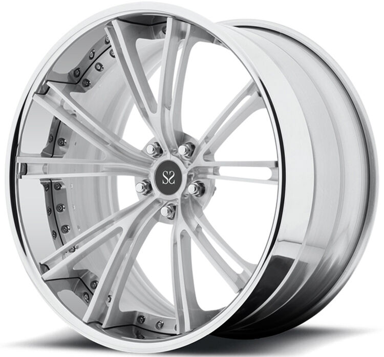20 Inch Forged Wheels Custom Rims with A6061 T6 Material and High Gloss Polished Finish for GT