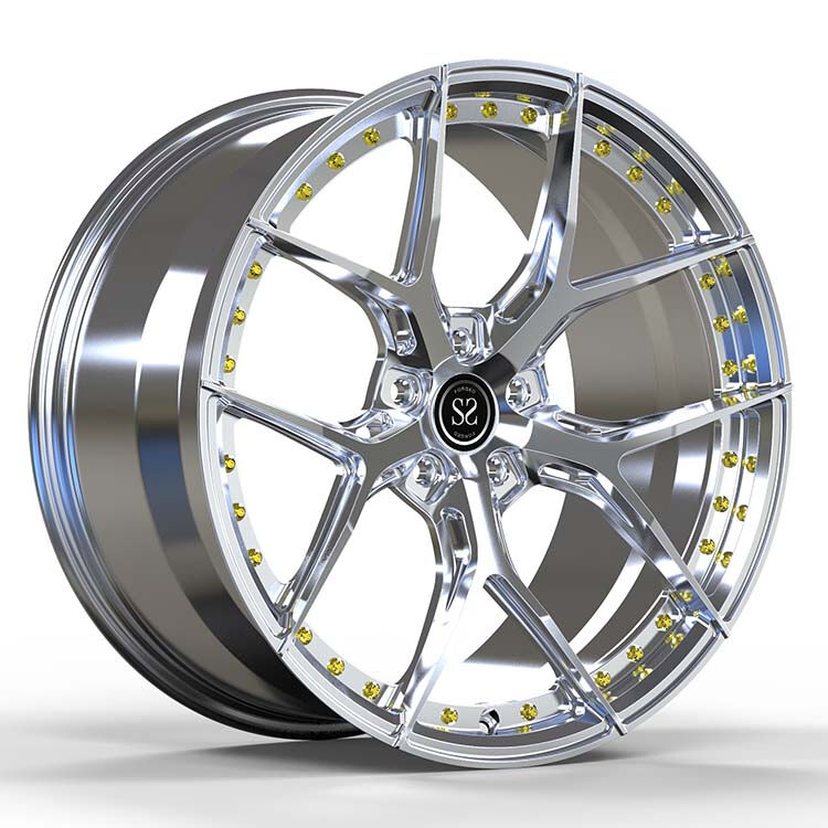 Custom 20inch Polished 2-Piece Forged Aluminum Alloy Rims for Audi RS6