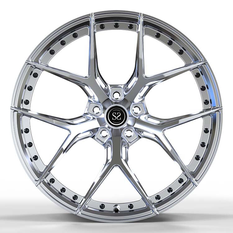 Custom 20inch Polished 2-Piece Forged Aluminum Alloy Rims for Audi RS6