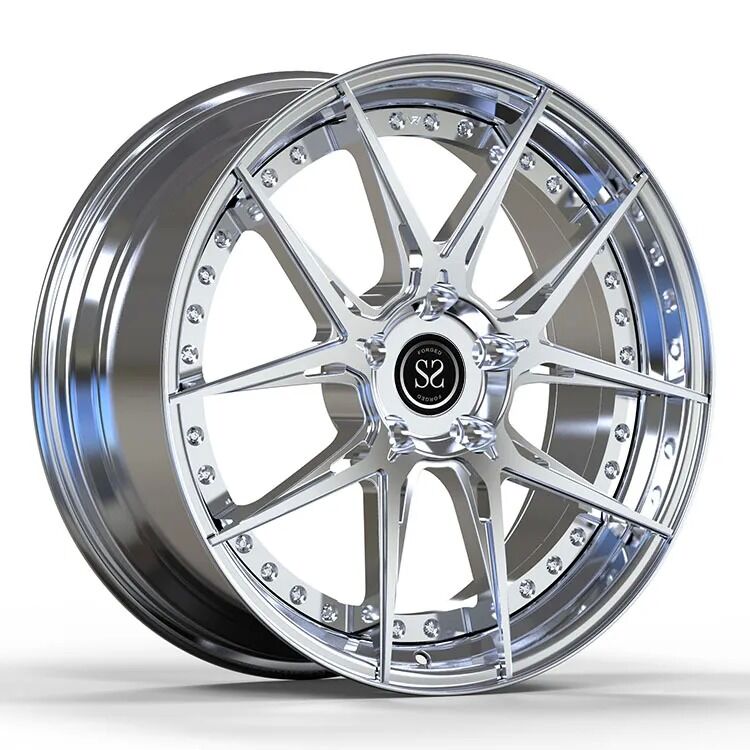 Polished Custom 2-Piece Forged Aluminum Alloy Rims 20X11 for Audi Q7