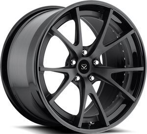 19 Inch 5x120 Deep Concave Forged Wheels Rims 2-Piece Customizable for Luxury Cars