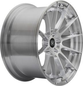 Customized Brushed Gun Metal Black Forged Wheels with A6061 T6 Material for Luxury Cars