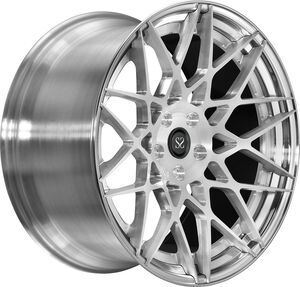 Polished Finish A6061 T6 Alloy Forged Wheels with Customizable Design for Luxury Cars
