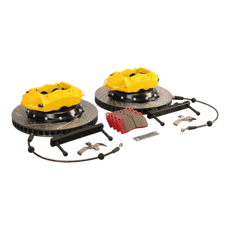 Professional Big Brake Kit with 6 Pistons and 330mm/355mm/380mm Discs for Tesla Models S/X/3/Y - Customized Color