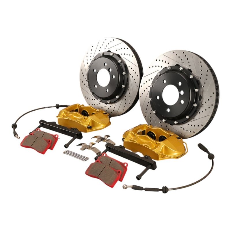 Professional Big Brake Kit with 6 Pistons and 330mm/355mm/380mm Discs for Tesla Models S/X/3/Y - Customized Color