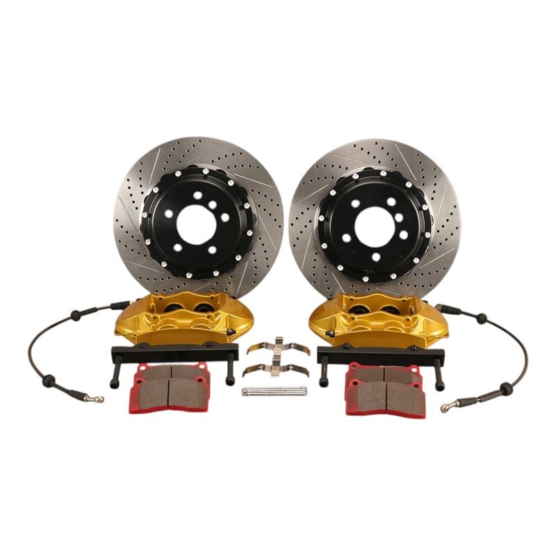 Professional Big Brake Kit with 6 Pistons and 330mm/355mm/380mm Discs for Tesla Models S/X/3/Y - Customized Color