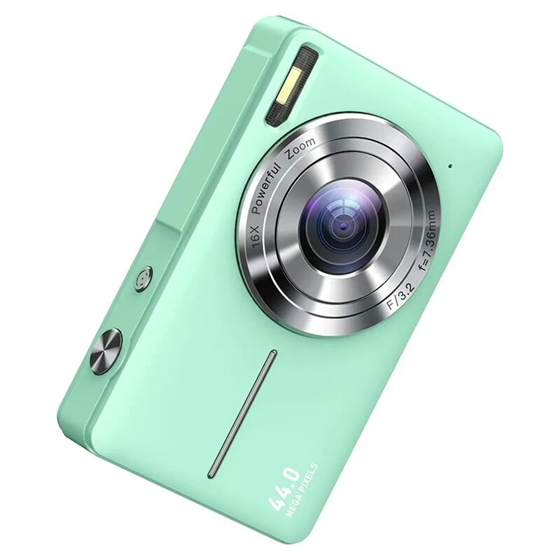 DC403L-AF 44MP CMOS Sensor Kids Camera with 1080P HD Video and 16X Digital Zoom - Green