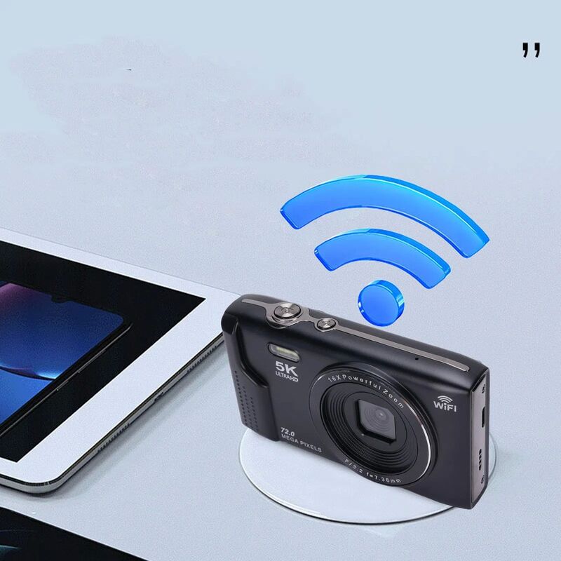 S95 Pro 5K Digital Camera with 72MP Resolution 16X Optical Zoom and WiFi Connectivity for Stunning Photography