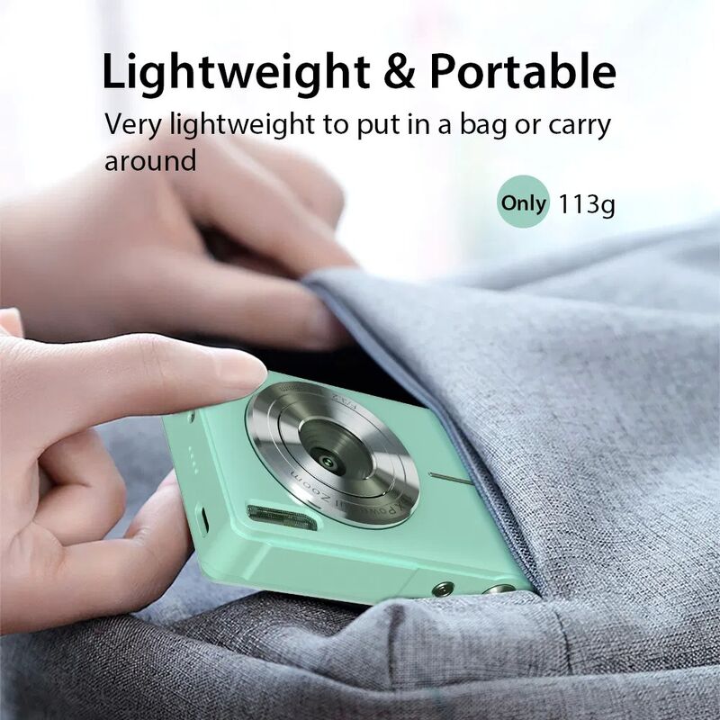 DC403 44MP 1080P HD Digital Camera with 16X Digital Zoom for Kids Professional Photography