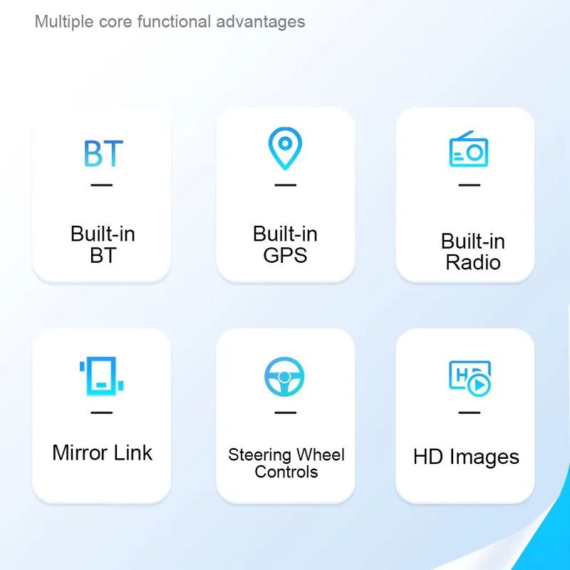 R-760A 10.1-Inch Android GPS Navigator with HD IPS Screen 1GB RAM 16GB ROM and 12-Light Rear View Camera