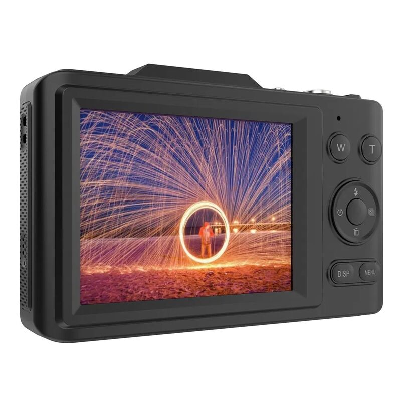 Portable Digital Camera with 2.8-inch IPS Screen 16x Digital Zoom and Anti-Shake Shooting for Kids and Teens